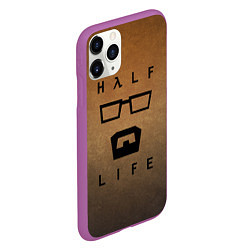 Чехол iPhone 11 Pro матовый HALF-LIFE, цвет: 3D-фиолетовый — фото 2