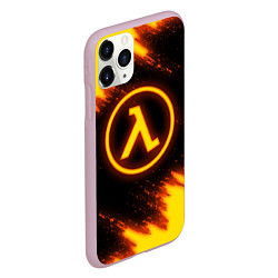 Чехол iPhone 11 Pro матовый HALF-LIFE, цвет: 3D-розовый — фото 2