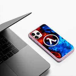 Чехол iPhone 11 Pro матовый HALF-LIFE, цвет: 3D-розовый — фото 2