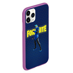 Чехол iPhone 11 Pro матовый FORTNITE NINJA, цвет: 3D-фиолетовый — фото 2