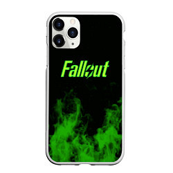Чехол iPhone 11 Pro матовый FALLOUT, цвет: 3D-белый