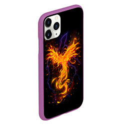 Чехол iPhone 11 Pro матовый Phoenix, цвет: 3D-фиолетовый — фото 2