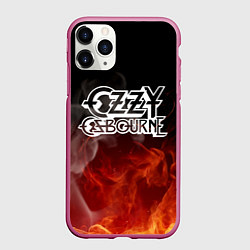 Чехол iPhone 11 Pro матовый Ozzy Osbourne, цвет: 3D-малиновый