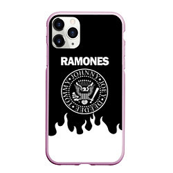 Чехол iPhone 11 Pro матовый RAMONES