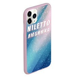 Чехол iPhone 11 Pro матовый NILETTO, цвет: 3D-розовый — фото 2