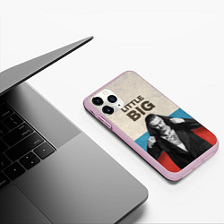 Чехол iPhone 11 Pro матовый Little Big, цвет: 3D-розовый — фото 2