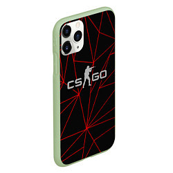 Чехол iPhone 11 Pro матовый CSGO, цвет: 3D-салатовый — фото 2