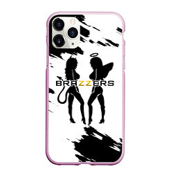 Чехол iPhone 11 Pro матовый Brazzers, цвет: 3D-розовый
