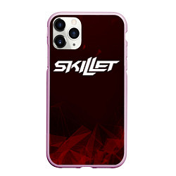 Чехол iPhone 11 Pro матовый Skillet, цвет: 3D-розовый