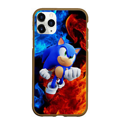 Чехол iPhone 11 Pro матовый SONIC