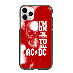 Чехол iPhone 11 Pro матовый I'm on the highway to hell ACDC