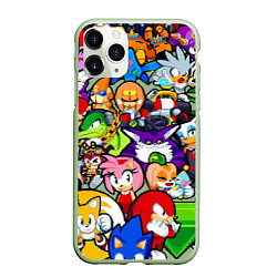 Чехол iPhone 11 Pro матовый Sonic Pixel Friends