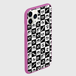 Чехол iPhone 11 Pro матовый Fortnite&Marshmello, цвет: 3D-фиолетовый — фото 2