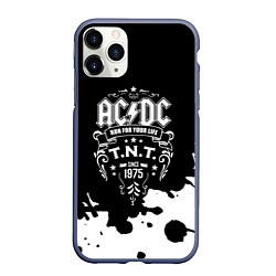 Чехол iPhone 11 Pro матовый ACDC TNT