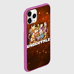Чехол iPhone 11 Pro матовый UNDERTALE, цвет: 3D-фиолетовый — фото 2