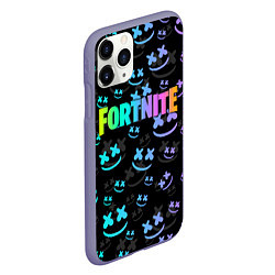 Чехол iPhone 11 Pro матовый Fortnite & Marshmello, цвет: 3D-серый — фото 2