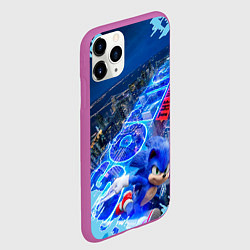 Чехол iPhone 11 Pro матовый Sonik, цвет: 3D-фиолетовый — фото 2