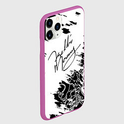 Чехол iPhone 11 Pro матовый Автограф Фредди Меркьюри, цвет: 3D-фиолетовый — фото 2