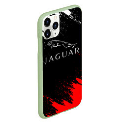 Чехол iPhone 11 Pro матовый Jaguar, цвет: 3D-салатовый — фото 2