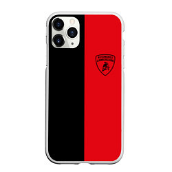 Чехол iPhone 11 Pro матовый Lamborghini