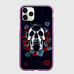 Чехол iPhone 11 Pro матовый Deftones Rose, цвет: 3D-фиолетовый