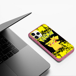 Чехол iPhone 11 Pro матовый POKEMON, цвет: 3D-малиновый — фото 2