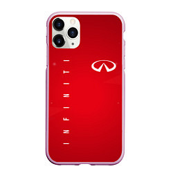 Чехол iPhone 11 Pro матовый Infinity, цвет: 3D-розовый