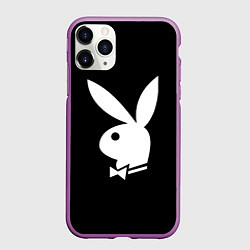 Чехол iPhone 11 Pro матовый PLAYBOY, цвет: 3D-фиолетовый