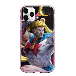 Чехол iPhone 11 Pro матовый Сейлор Панч, цвет: 3D-розовый