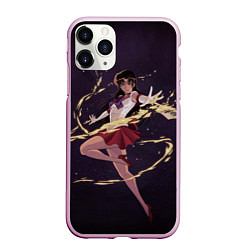 Чехол iPhone 11 Pro матовый SAILOR MARS, цвет: 3D-розовый