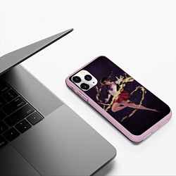 Чехол iPhone 11 Pro матовый SAILOR MARS, цвет: 3D-розовый — фото 2