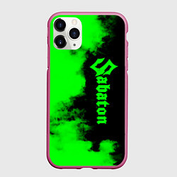 Чехол iPhone 11 Pro матовый Sabaton, цвет: 3D-малиновый