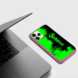 Чехол iPhone 11 Pro матовый Sabaton, цвет: 3D-малиновый — фото 2