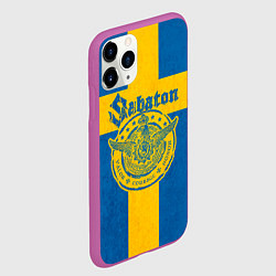 Чехол iPhone 11 Pro матовый Sabaton, цвет: 3D-фиолетовый — фото 2