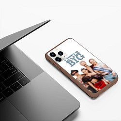 Чехол iPhone 11 Pro матовый Little Big, цвет: 3D-коричневый — фото 2