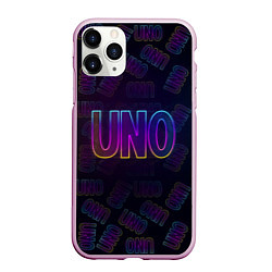 Чехол iPhone 11 Pro матовый Little Big: UNO, цвет: 3D-розовый