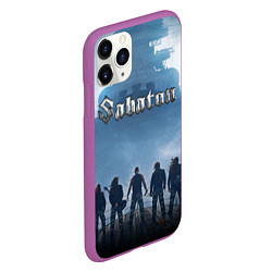 Чехол iPhone 11 Pro матовый SABATON, цвет: 3D-фиолетовый — фото 2