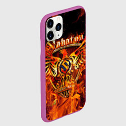 Чехол iPhone 11 Pro матовый SABATON, цвет: 3D-фиолетовый — фото 2