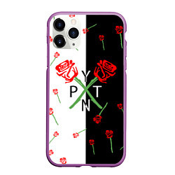 Чехол iPhone 11 Pro матовый PAYTON MOORMEIER - ТИКТОК, цвет: 3D-фиолетовый