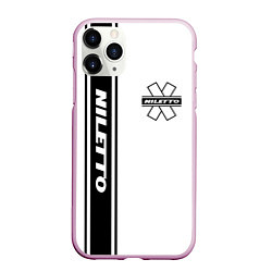 Чехол iPhone 11 Pro матовый NILETTO, цвет: 3D-розовый