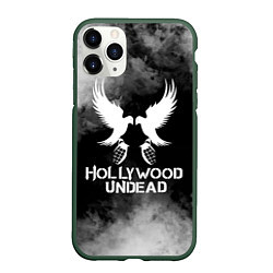 Чехол iPhone 11 Pro матовый Hollywood Undead