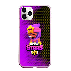 Чехол iPhone 11 Pro матовый Brawl Stars Sandy, цвет: 3D-розовый