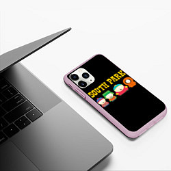 Чехол iPhone 11 Pro матовый South Park, цвет: 3D-розовый — фото 2