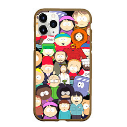 Чехол iPhone 11 Pro матовый South Park персонажи