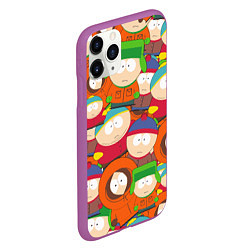 Чехол iPhone 11 Pro матовый ЮЖНЫЙ ПАРК, цвет: 3D-фиолетовый — фото 2