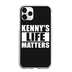 Чехол iPhone 11 Pro матовый KENNYS LIFE MATTERS, цвет: 3D-белый