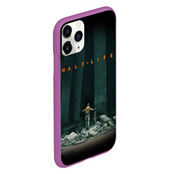 Чехол iPhone 11 Pro матовый HALF-LIFE, цвет: 3D-фиолетовый — фото 2