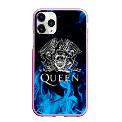 Чехол iPhone 11 Pro матовый QUEEN, цвет: 3D-розовый