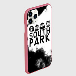 Чехол iPhone 11 Pro матовый South Park, цвет: 3D-малиновый — фото 2