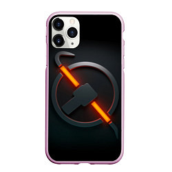 Чехол iPhone 11 Pro матовый HALF-LIFE, цвет: 3D-розовый